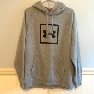 Under Armour Gray Hooded Sweatshirt- Boys Sz XL.